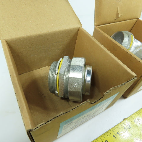 Crouse-Hinds LT20090 2" 90° Male Conduit Connector & LT200 Straight Lot/2