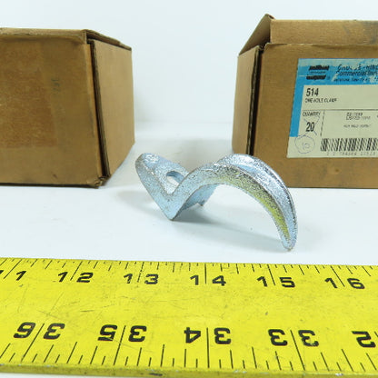 Crouse-Hinds 514 1-1/2" One Hole Rigid Conduit Clamp Lot Of 85