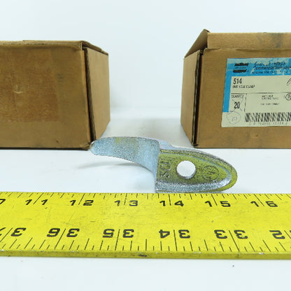 Crouse-Hinds 514 1-1/2" One Hole Rigid Conduit Clamp Lot Of 85