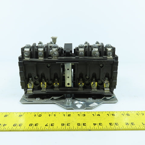 Allen Bradley 505-BOD Size 1 10HP Reversing Motor Starter 120V Coil W/ Overload