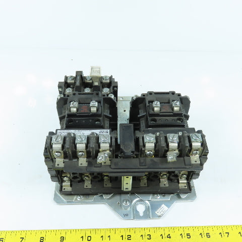 Allen Bradley 505-BOD Size 1 10HP Reversing Motor Starter 120V Coil W/ Overload