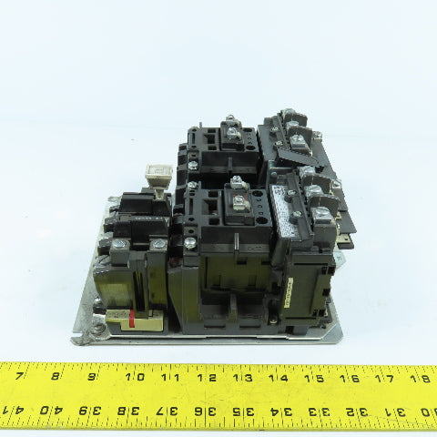 Allen Bradley 505-BOD Size 1 10HP Reversing Motor Starter 120V Coil W/ Overload