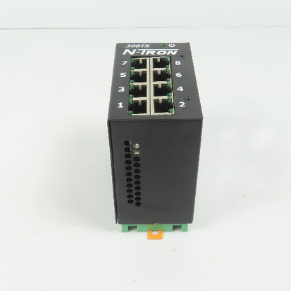 N-Tron 308TX 8-Port Unmanaged Ethernet Switch 10-30V (Clean)