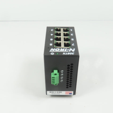 N-Tron 308TX 8-Port Unmanaged Ethernet Switch 10-30V (Clean)