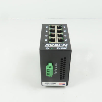N-Tron 308TX 8-Port Unmanaged Ethernet Switch 10-30V (Clean)
