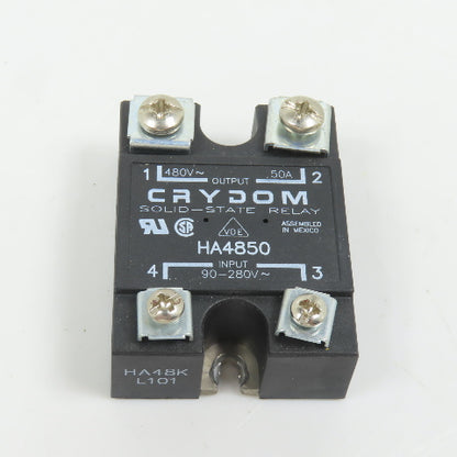 Crydom HA4850 Solid State Relay 90-280V AC Input 480VAC 50A Output