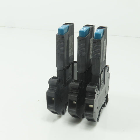 Phoenix TCP 4.0A Thermal Device Circuit Breaker W/ UK 6-FSI/C Base Lot Of 3