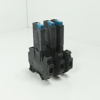 Phoenix TCP 4.0A Thermal Device Circuit Breaker W/ UK 6-FSI/C Base Lot Of 3