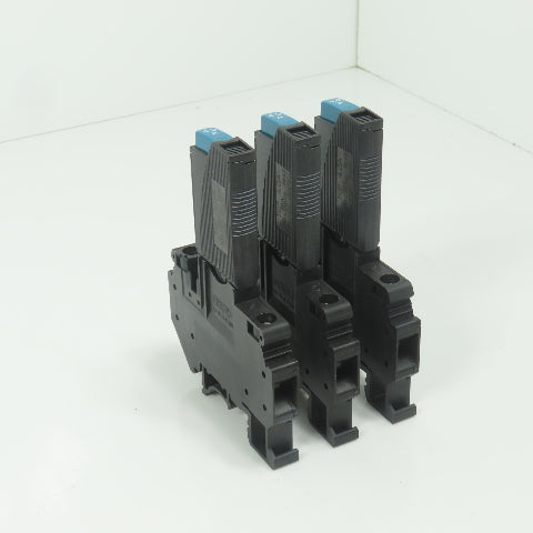 Phoenix TCP 4.0A Thermal Device Circuit Breaker W/ UK 6-FSI/C Base Lot Of 3