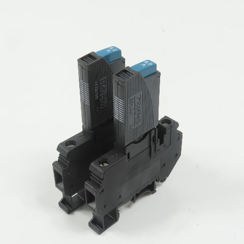 Phoenix TCP 8.0A Thermal Device Circuit Breaker W/ UK 6-FSI/C Base Lot Of 2