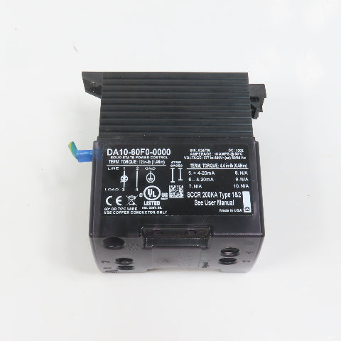 Watlow DA10-60F0-0000 Din-a-Mite Solid State Power Control 18A 277-600V
