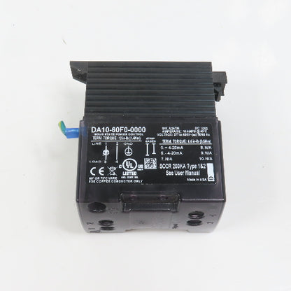 Watlow DA10-60F0-0000 Din-a-Mite Solid State Power Control 18A 277-600V