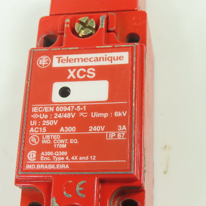 Telemecanique XCS Safety Interlock Limit Switch 240V