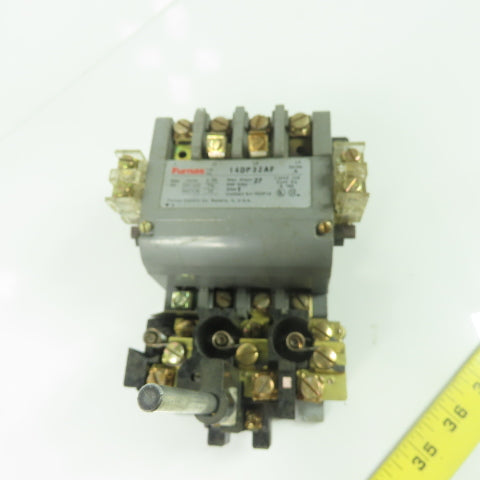 Furnas 14DP32AF Size 1 Motor Starter Contactor 600V 27A 120V Coil W/ Overload