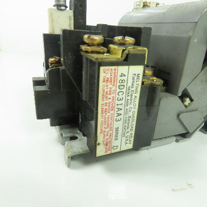 Furnas 14DP32AF Size 1 Motor Starter Contactor 600V 27A 120V Coil W/ Overload