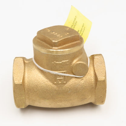 Milwaukee Valve Co. 1-1/4" Brass Swing Check Valve USA