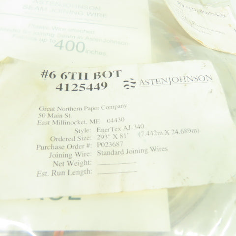 Asten Johnson EnerTex AJ-340 Seam Jointing Wire 060-KOL-SAF