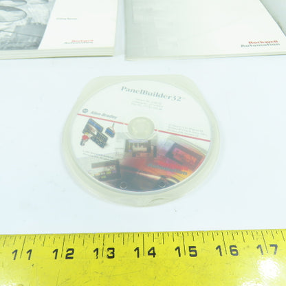Allen Bradley 2711-ND3 Ser E Ver 3.80 PanelBuilder 32 Disc & Manuals Only