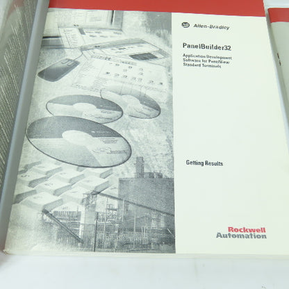 Allen Bradley 2711-ND3 Ser E Ver 3.80 PanelBuilder 32 Disc & Manuals Only