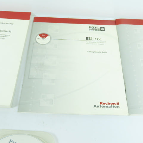 Allen Bradley 2711-ND3 Ser E Ver 3.80 PanelBuilder 32 Disc & Manuals Only