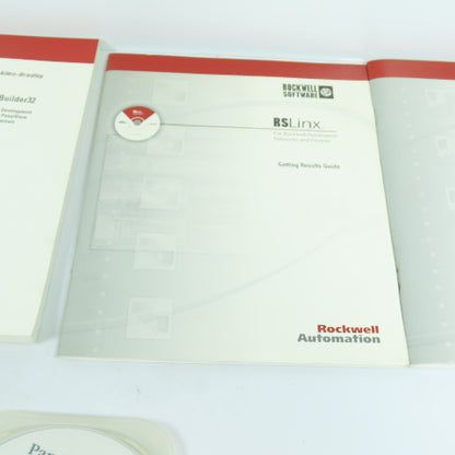 Allen Bradley 2711-ND3 Ser E Ver 3.80 PanelBuilder 32 Disc & Manuals Only