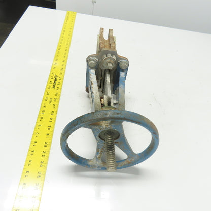 Dezurik 9259809 3" 304 SS Knife Gate Valve 150CWP R48 Seat