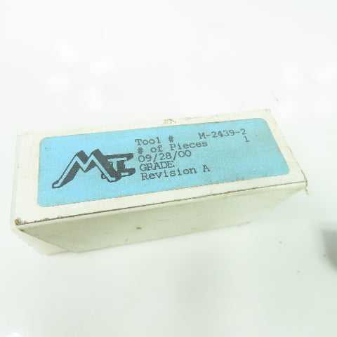 McQuade M-2439-2 Carbide Insert Boring Tool Revision A