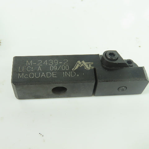 McQuade M-2439-2 Carbide Insert Boring Tool Revision A