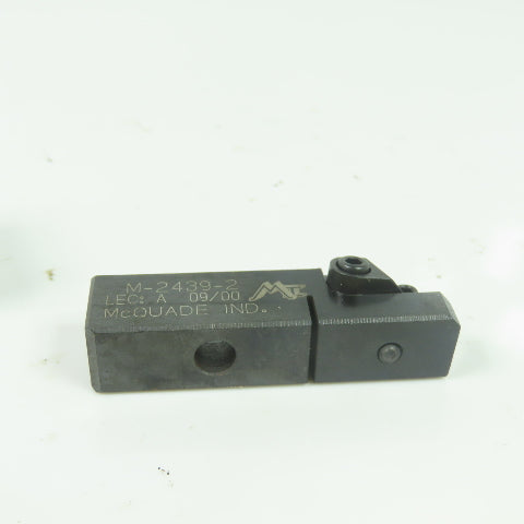 McQuade M-2439-2 Carbide Insert Boring Tool Revision A