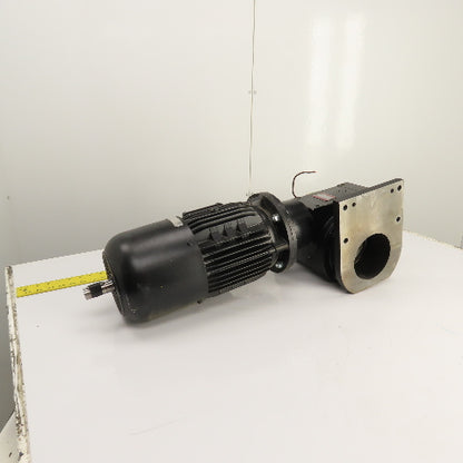 ZAE E 080 B 10:1 3.0kW Gear Motor 230/400V 3PH 50HZ 144RPM Out W/ Brake 24V