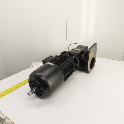 ZAE E 080 B 10:1 3.0kW Gear Motor 230/400V 3PH 50HZ 144RPM Out W/ Brake 24V