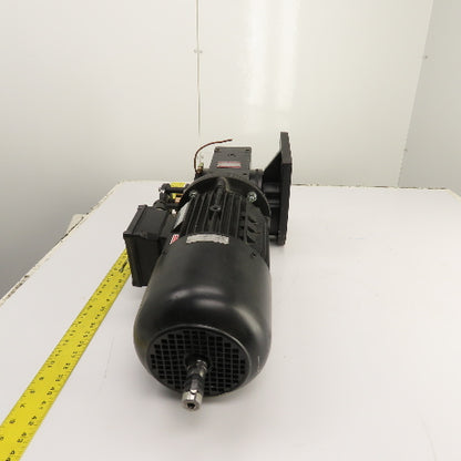 ZAE E 080 B 10:1 3.0kW Gear Motor 230/400V 3PH 50HZ 144RPM Out W/ Brake 24V