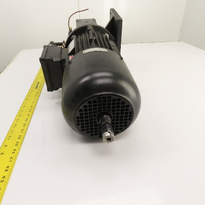 ZAE E 080 B 10:1 3.0kW Gear Motor 230/400V 3PH 50HZ 144RPM Out W/ Brake 24V