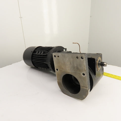 ZAE E 080 B 10:1 3.0kW Gear Motor 230/400V 3PH 50HZ 144RPM Out W/ Brake 24V