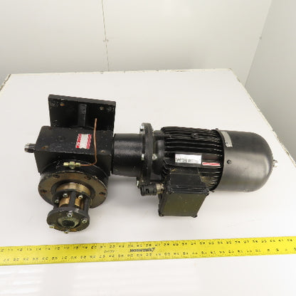 ZAE E 080 B 10:1 3.0kW Gear Motor 230/400V 3PH 50HZ 144RPM Out W/ Brake 24V
