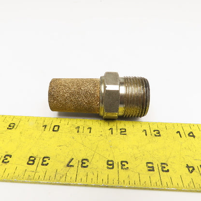 1" NPT Sintered Brass Air Exhaust Silencer Muffler