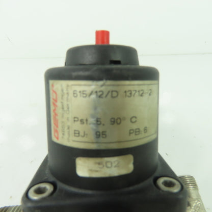 Gemu 615/12/D 13712-2 Pneumatic Diaphragm Valve 3/8" NPT