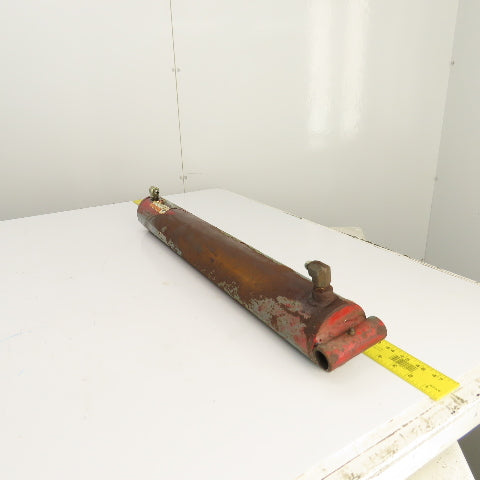 Double Acting Hydraulic Cylinder 3.5" Bore 1.5" Rod 24" Stroke 1" Clevis Mount