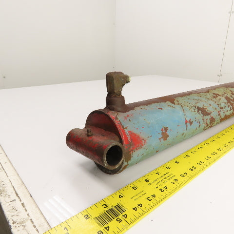 Double Acting Hydraulic Cylinder 3.5" Bore 1.5" Rod 24" Stroke 1" Clevis Mount