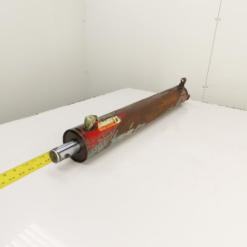 Double Acting Hydraulic Cylinder 3.5" Bore 1.5" Rod 24" Stroke 1" Clevis Mount
