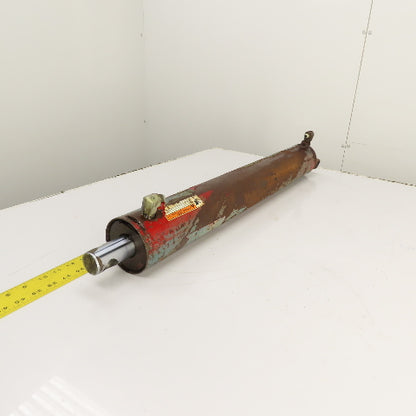 Double Acting Hydraulic Cylinder 3.5" Bore 1.5" Rod 24" Stroke 1" Clevis Mount