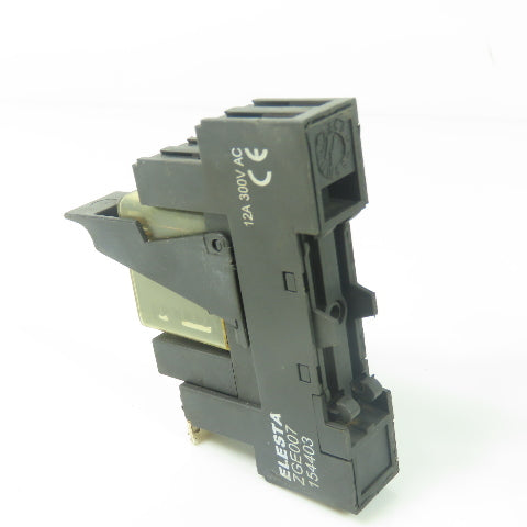 Elesta ZGE007 Socket Relay Base 12A 300VAC 24VDC Lot Of 4