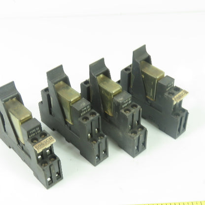 Elesta ZGE007 Socket Relay Base 12A 300VAC 24VDC Lot Of 4