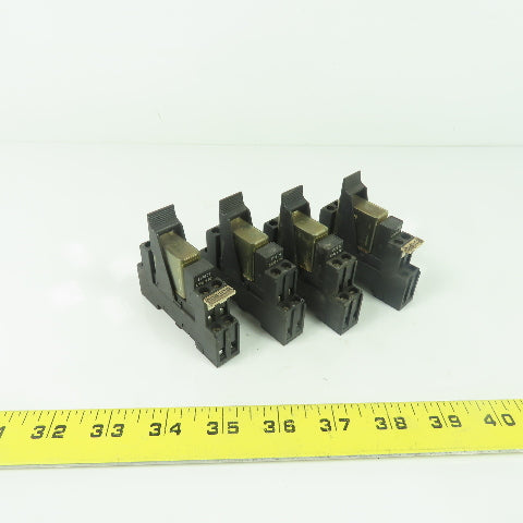 Elesta ZGE007 Socket Relay Base 12A 300VAC 24VDC Lot Of 4