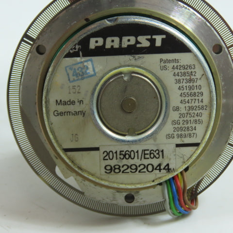 Papst 2015601/E631 Laser Scanner Interior Assembly ONLY Sick PLS101-312