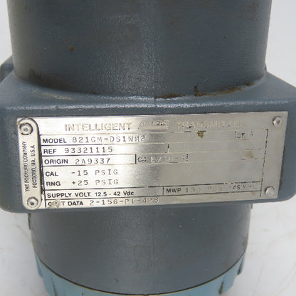 Foxboro 821GM-DS1NM2 Intelligent Pressure Transmitter 12.5-42VDC 150PSI ST A
