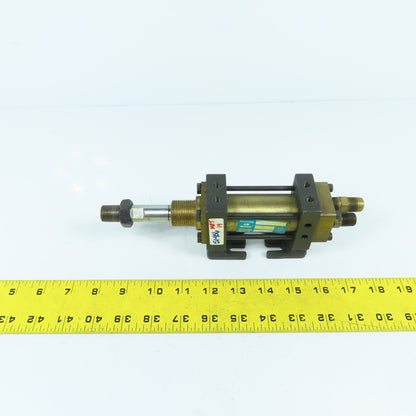 Schrader B80112402 Double Acting Air Cylinder 1.38" Stroke 5/8" Rod 1.25" Bore