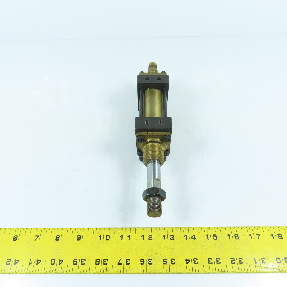 Schrader B80112402 Double Acting Air Cylinder 1.38" Stroke 5/8" Rod 1.25" Bore