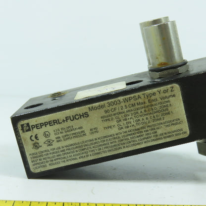 Pepperl+Fuchs 3003-WPSA Purge System Type Y Or Z Valve 90CF /2.5CM Max HVM-3000