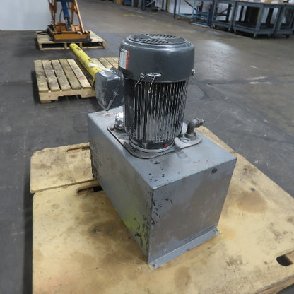 Holdex 15 gallon Hydraulic Power Unit 3Ph 190/380V W/ Holdex 6W635 Pump